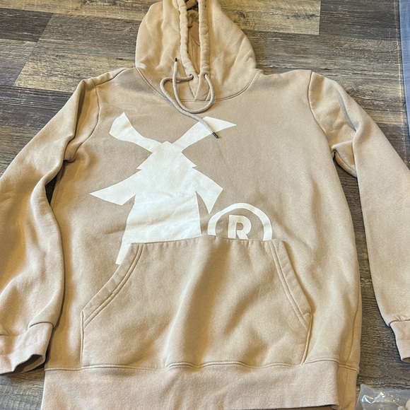 ✌️Dutch Bros NEW Dutch Bros Coffee Windmill TAN Hoodie XS Hoodie - Picture 4 of 5
